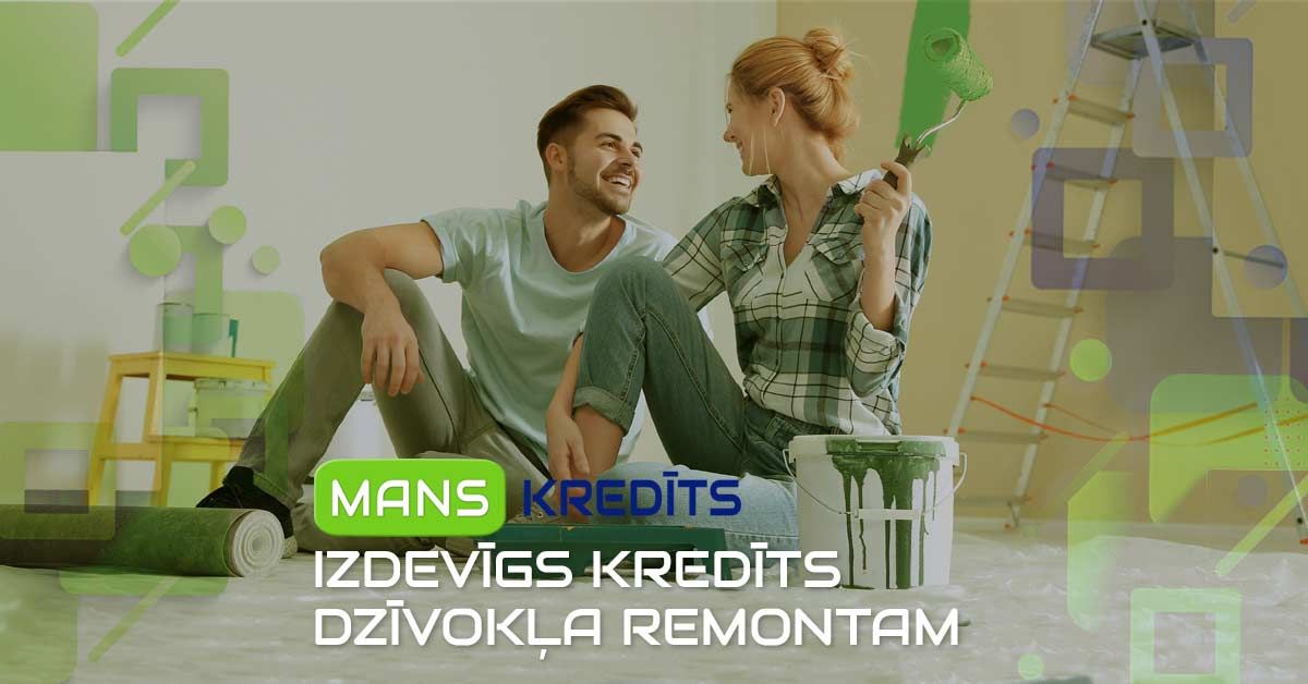 bilde izdevīgs kredīts dzīvokļa remontam